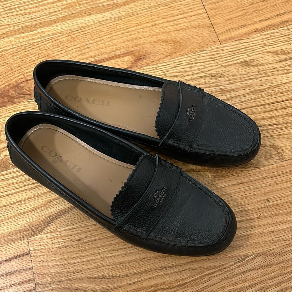 Black Coach loafers